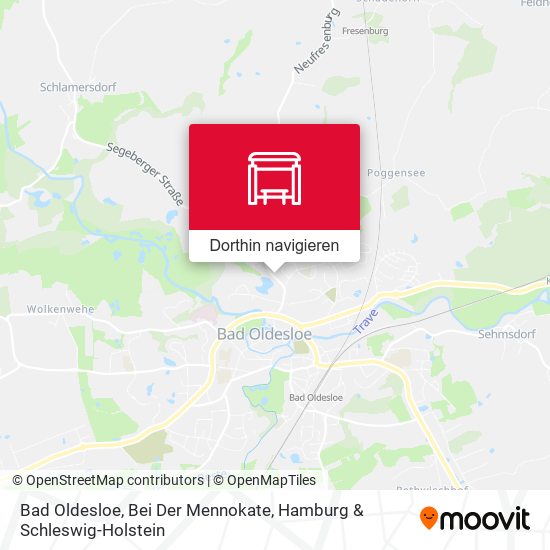 Bad Oldesloe, Bei Der Mennokate Karte