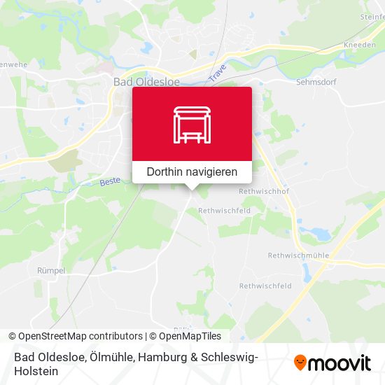 Bad Oldesloe, Ölmühle Karte