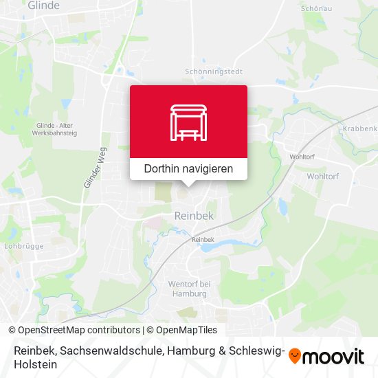 Reinbek, Sachsenwaldschule Karte