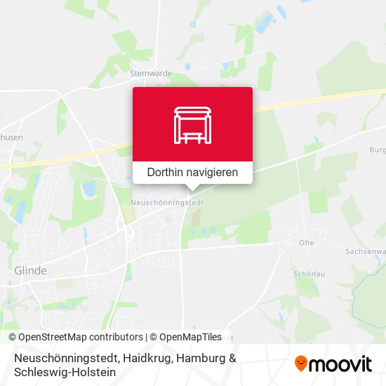 Neuschönningstedt, Haidkrug Karte