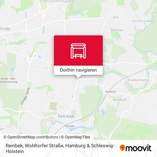 Reinbek, Wohltorfer Straße Karte