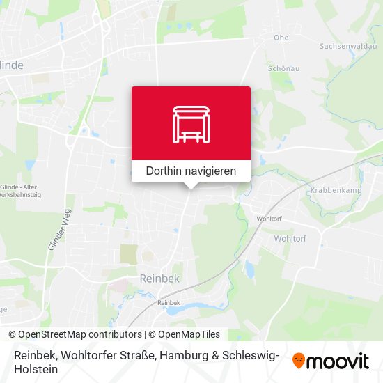 Reinbek, Wohltorfer Straße Karte