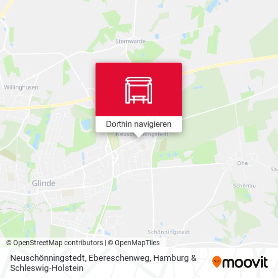 Neuschönningstedt, Ebereschenweg Karte