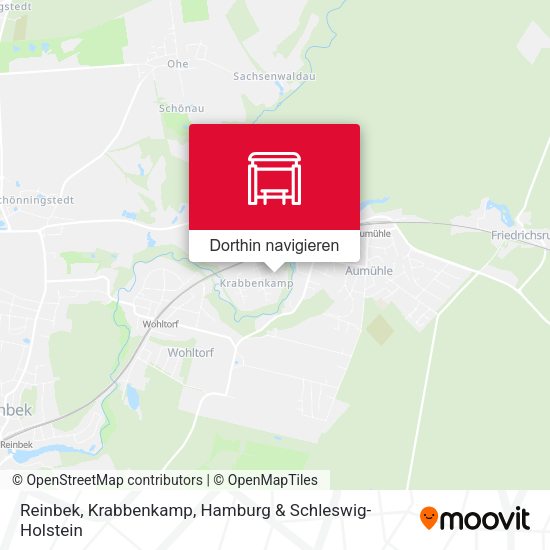 Reinbek, Krabbenkamp Karte