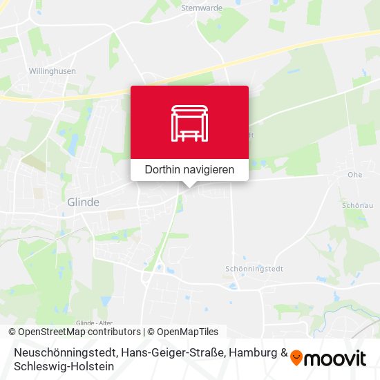 Neuschönningstedt, Hans-Geiger-Straße Karte