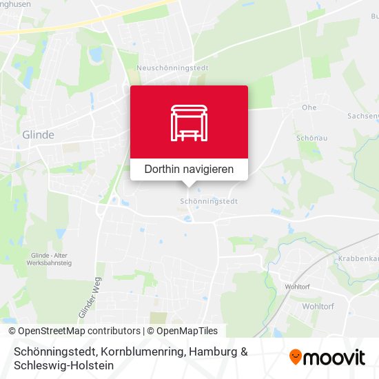 Schönningstedt, Kornblumenring Karte