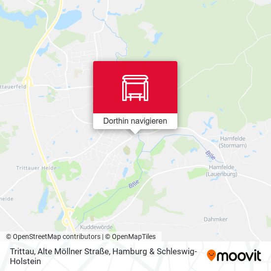 Trittau, Alte Möllner Straße Karte