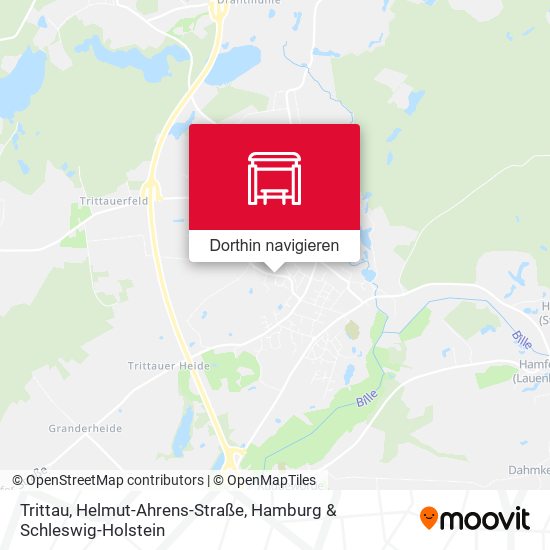 Trittau, Helmut-Ahrens-Straße Karte