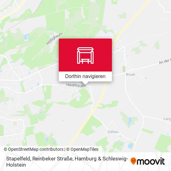 Stapelfeld, Reinbeker Straße Karte