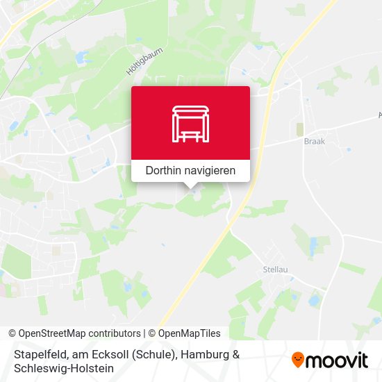 Stapelfeld, am Ecksoll (Schule) Karte