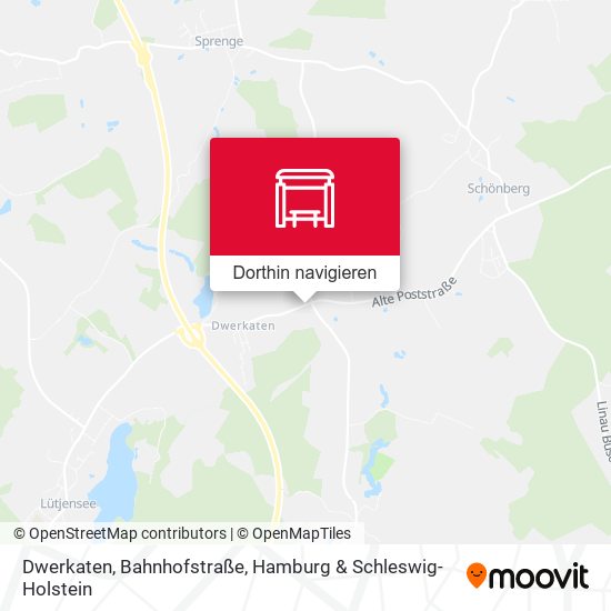 Dwerkaten, Bahnhofstraße Karte