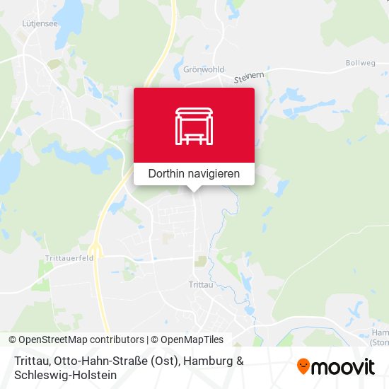 Trittau, Otto-Hahn-Straße (Ost) Karte
