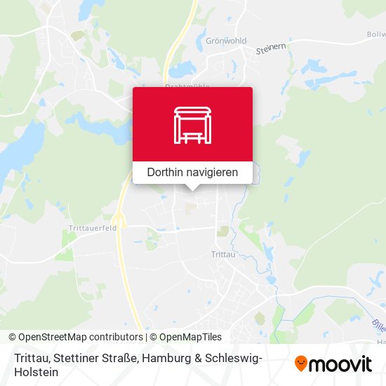 Trittau, Stettiner Straße Karte