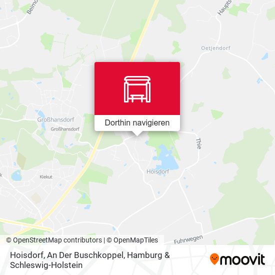 Hoisdorf, An Der Buschkoppel Karte