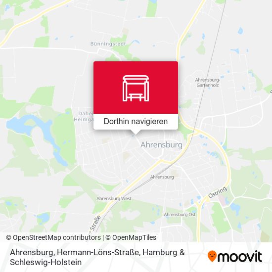 Ahrensburg, Hermann-Löns-Straße Karte