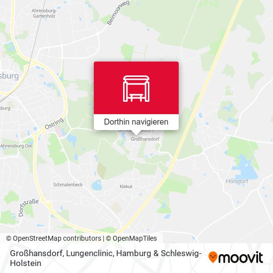 Großhansdorf, Lungenclinic Karte