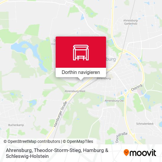 Ahrensburg, Theodor-Storm-Stieg Karte