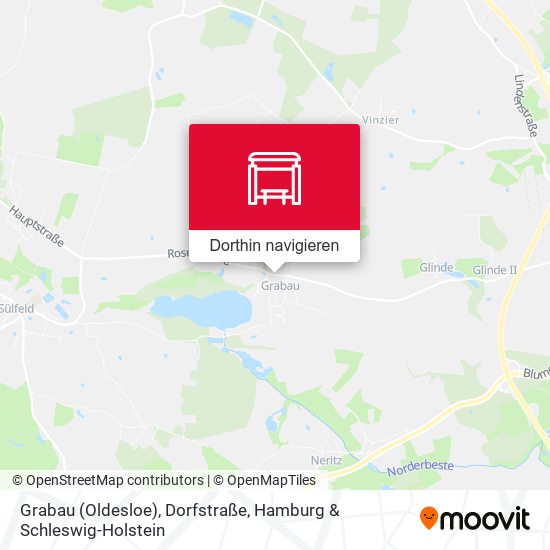 Grabau (Oldesloe), Dorfstraße Karte