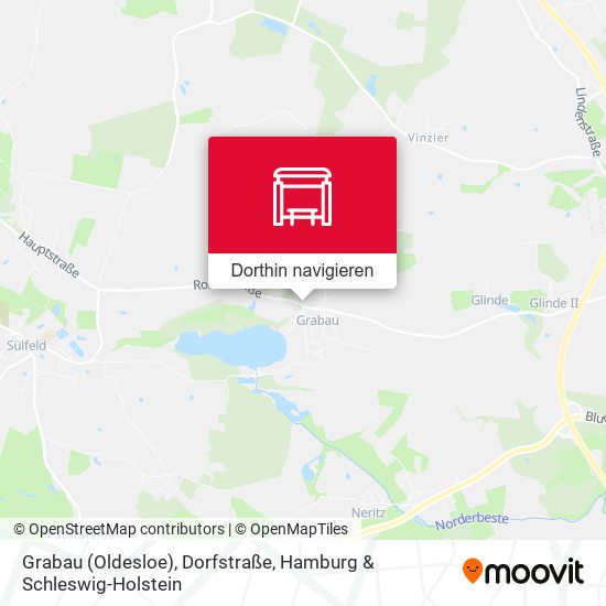 Grabau (Oldesloe), Dorfstraße Karte