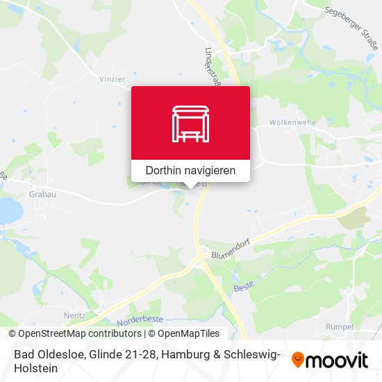 Bad Oldesloe, Glinde 21-28 Karte