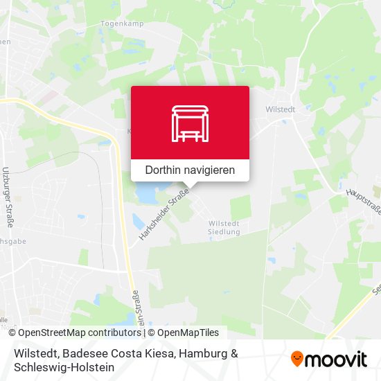 Wilstedt, Badesee Costa Kiesa Karte