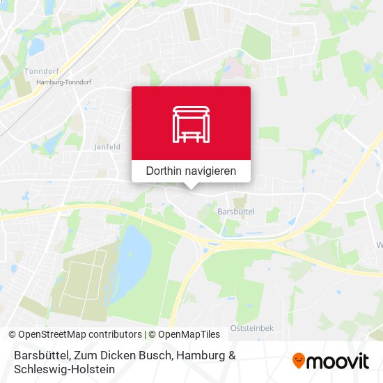 Barsbüttel, Zum Dicken Busch Karte