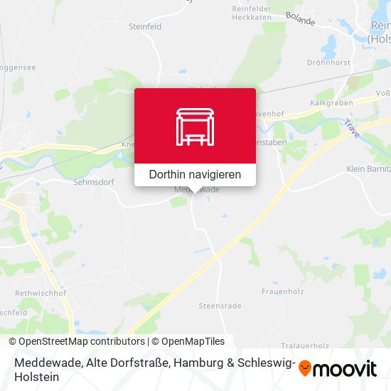 Meddewade, Alte Dorfstraße Karte