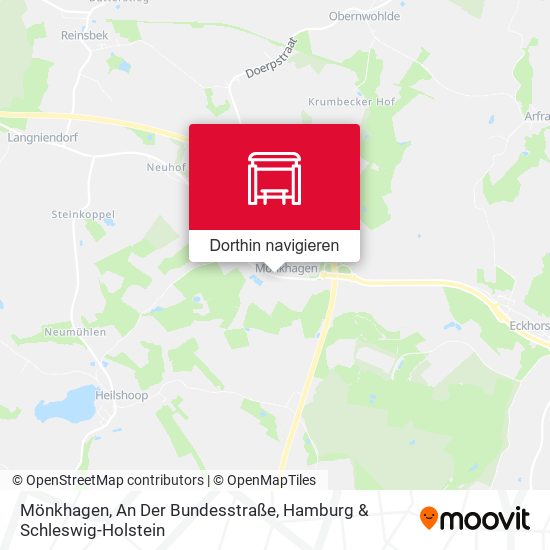 Mönkhagen, An Der Bundesstraße Karte