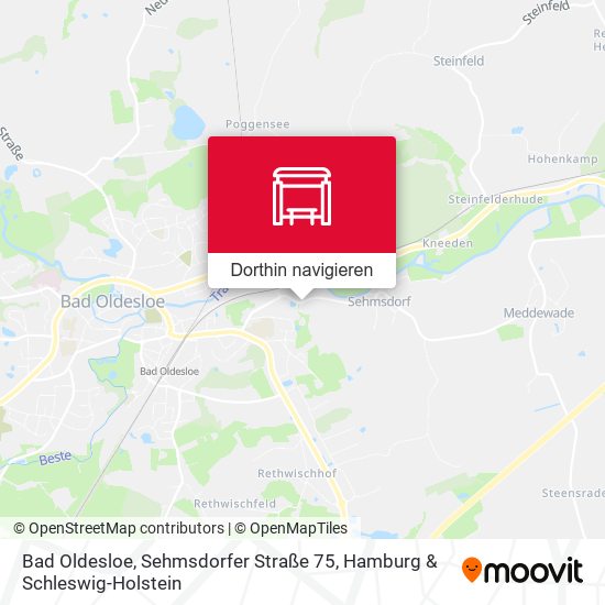 Bad Oldesloe, Sehmsdorfer Straße 75 Karte