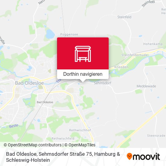 Bad Oldesloe, Sehmsdorfer Straße 75 Karte