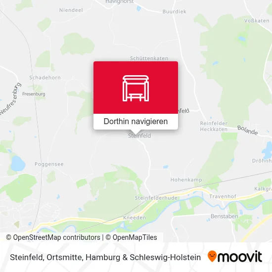 Steinfeld, Ortsmitte Karte