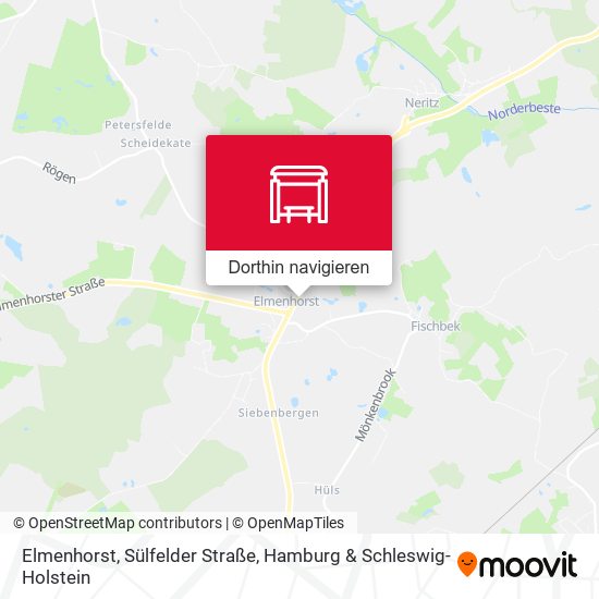 Elmenhorst, Sülfelder Straße Karte