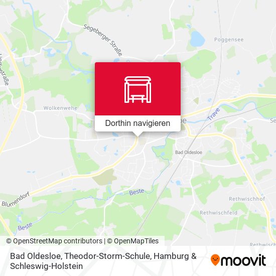 Bad Oldesloe, Theodor-Storm-Schule Karte