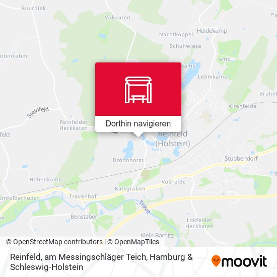 Reinfeld, am Messingschläger Teich Karte