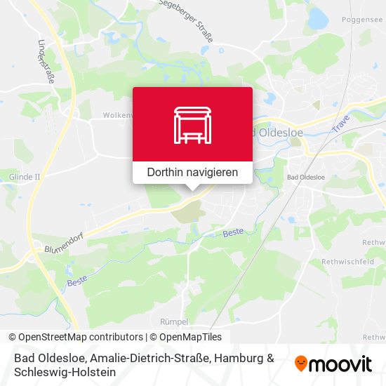 Bad Oldesloe, Amalie-Dietrich-Straße Karte