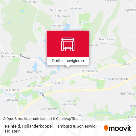 Reinfeld, Holländerkoppel Karte