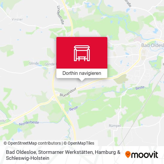 Bad Oldesloe, Stormarner Werkstätten Karte