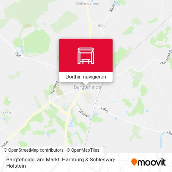 Bargteheide, am Markt Karte