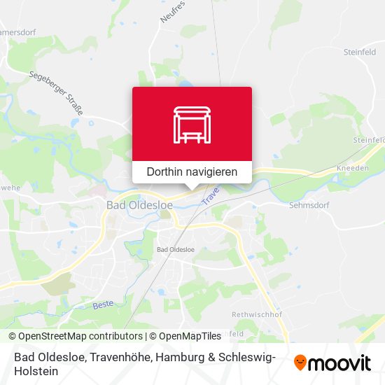Bad Oldesloe, Travenhöhe Karte