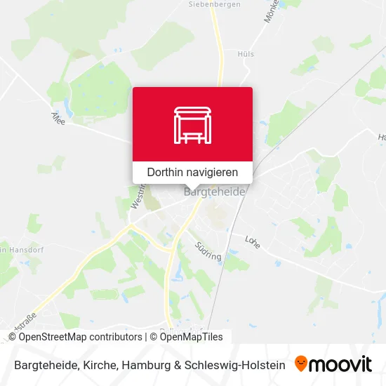 Bargteheide, Kirche Karte