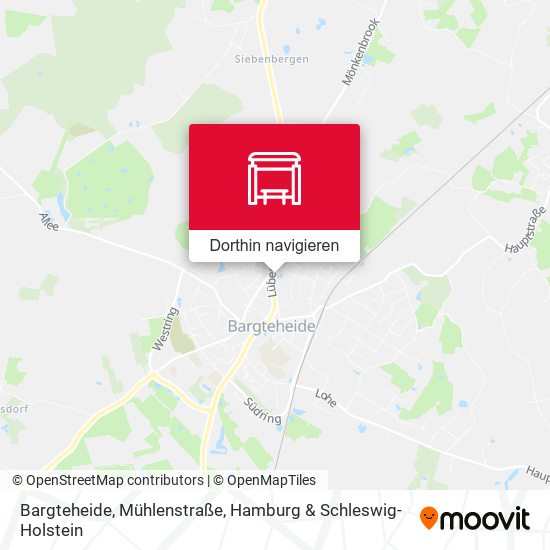 Bargteheide, Mühlenstraße Karte