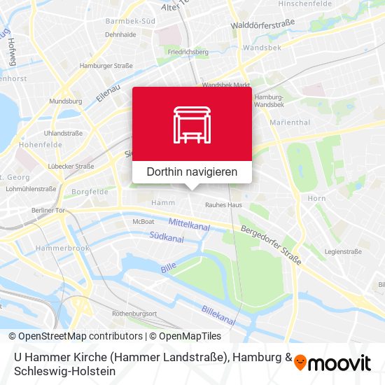U Hammer Kirche (Hammer Landstraße) Karte