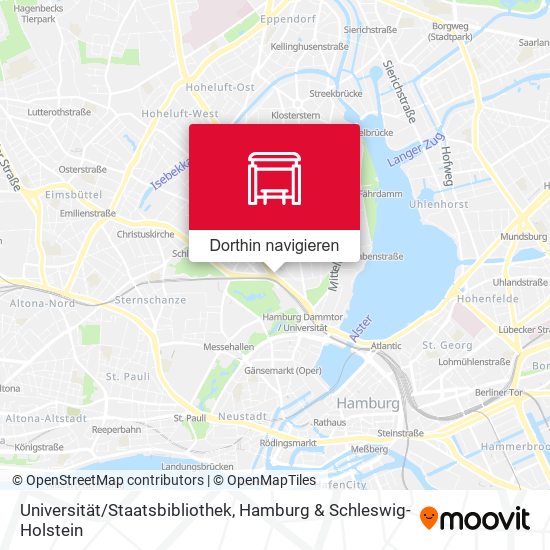 Universität/Staatsbibliothek Karte