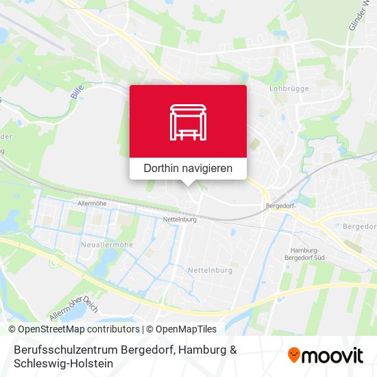Berufsschulzentrum Bergedorf Karte