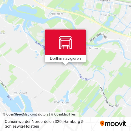 Ochsenwerder Norderdeich 320 Karte
