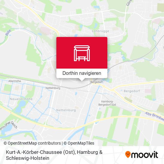 Kurt-A.-Körber-Chaussee (Ost) Karte