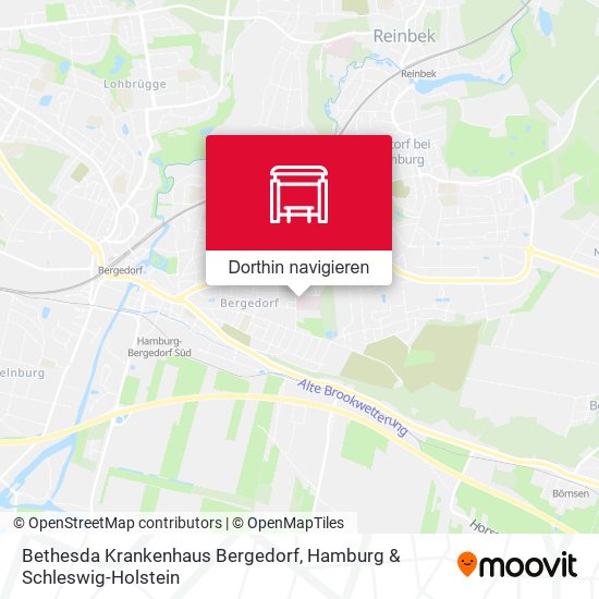 Bethesda Krankenhaus Bergedorf Karte