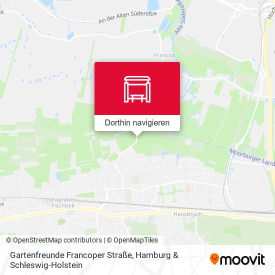 Gartenfreunde Francoper Straße Karte