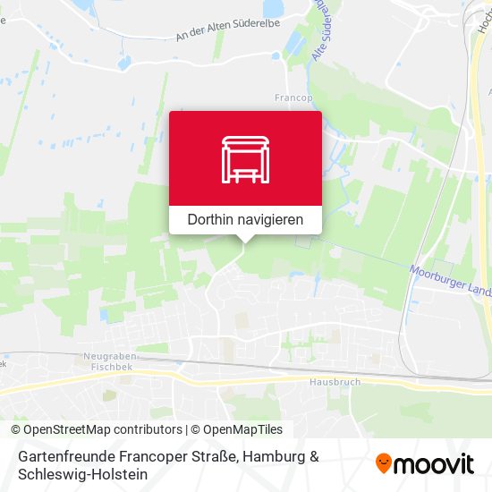 Gartenfreunde Francoper Straße Karte