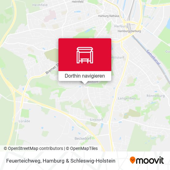 Feuerteichweg Karte